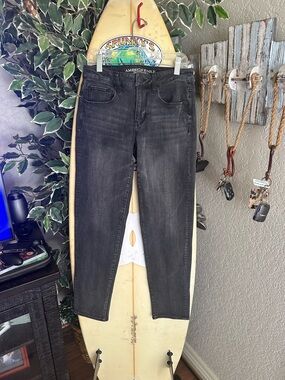 American Eagle Outfitters Black Wash Slim Jeans